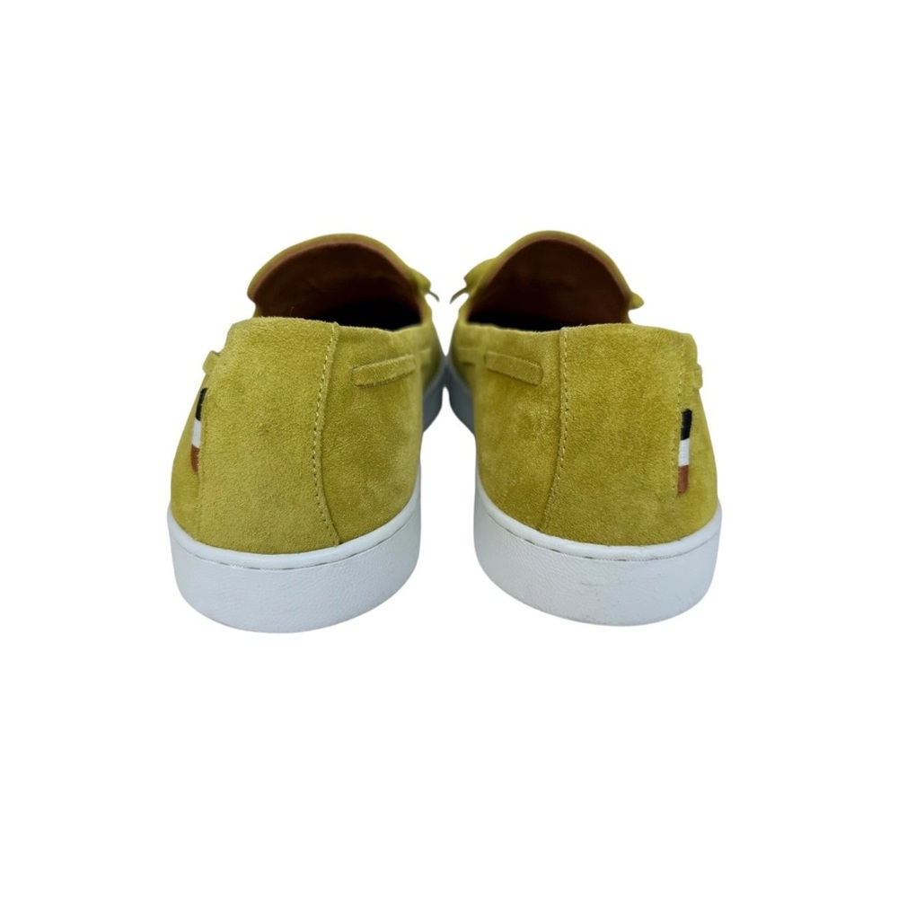 Allen Edmonds Santa Rosa Suede Leather Slip On Loafers Mens Sz 8.5D Citron - Picture 5 of 9